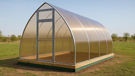 Теплица формы капля